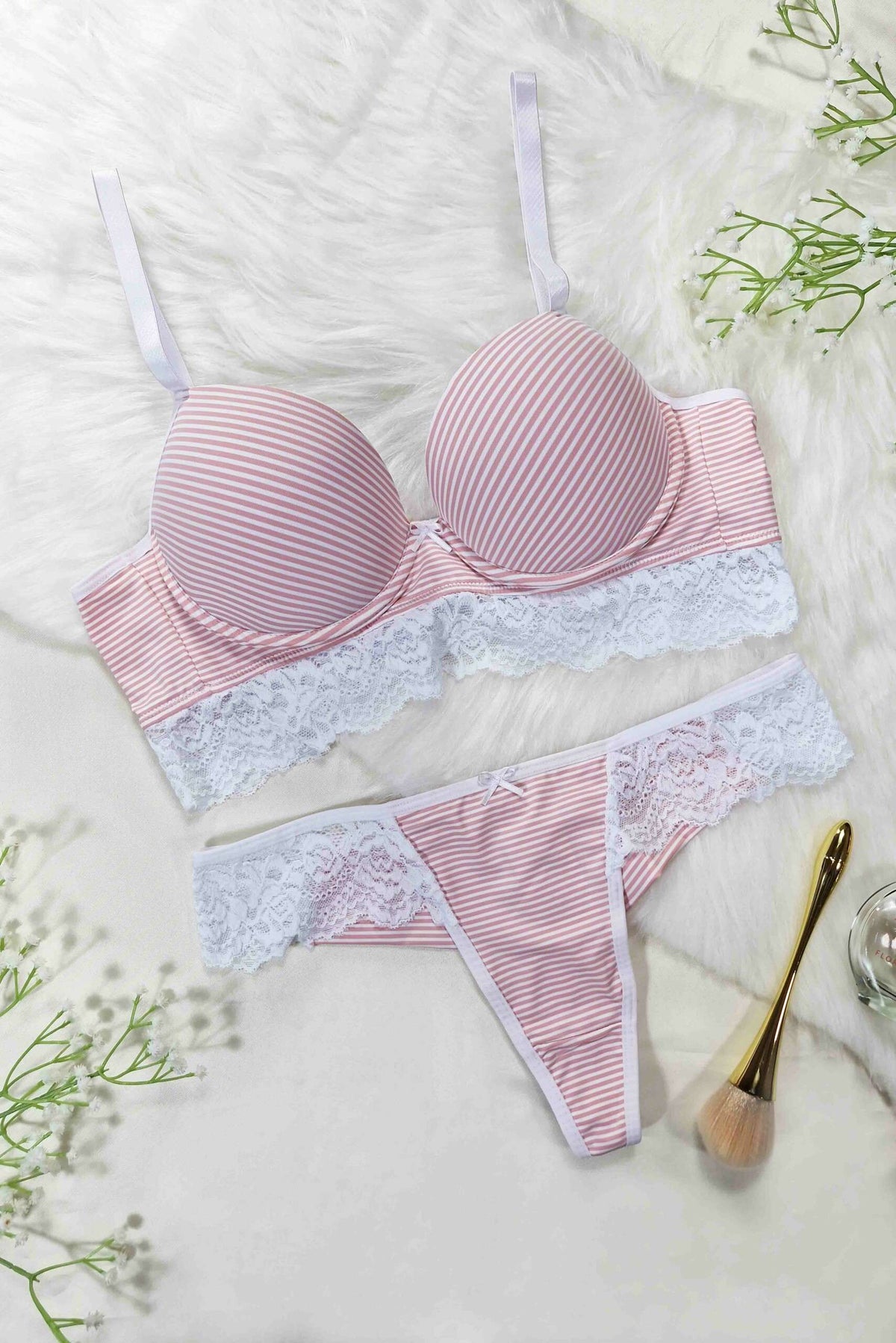 Conjunto de Bojo Estampado com em Branco – Doce Malícia