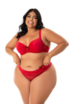 Conjunto de Bojo Plus Size em Branco – Doce Malícia