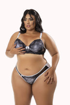 Conjunto de bojo plus size com renda – Doce Malícia