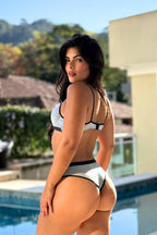 Conjunto de lingerie em algodão em Branco – Doce Malícia