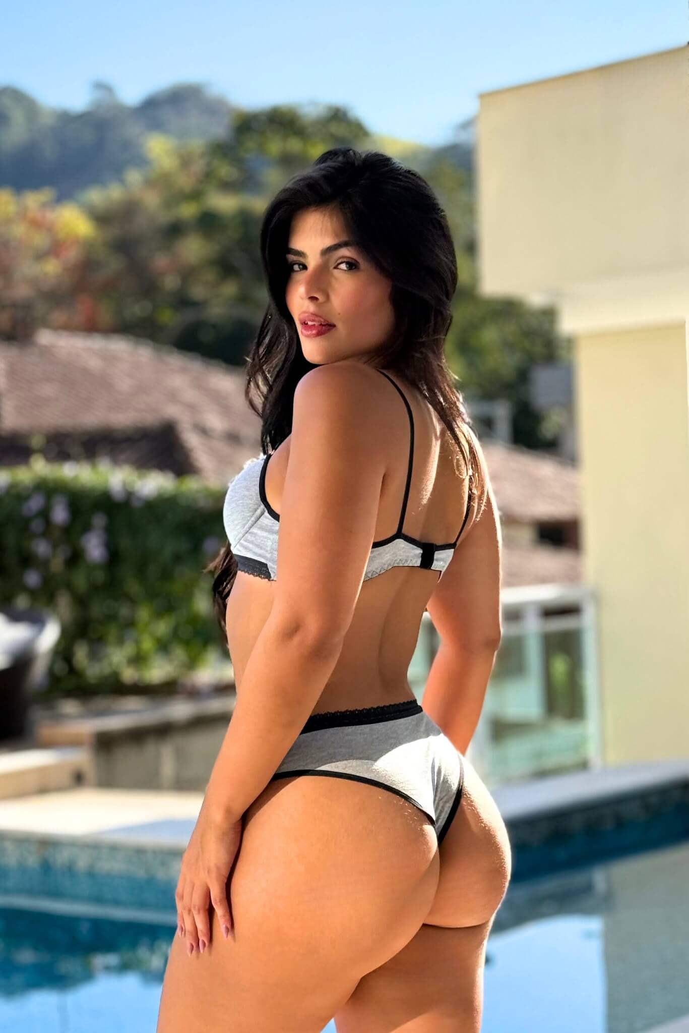 Conjunto de lingerie em algodão em Branco – Doce Malícia