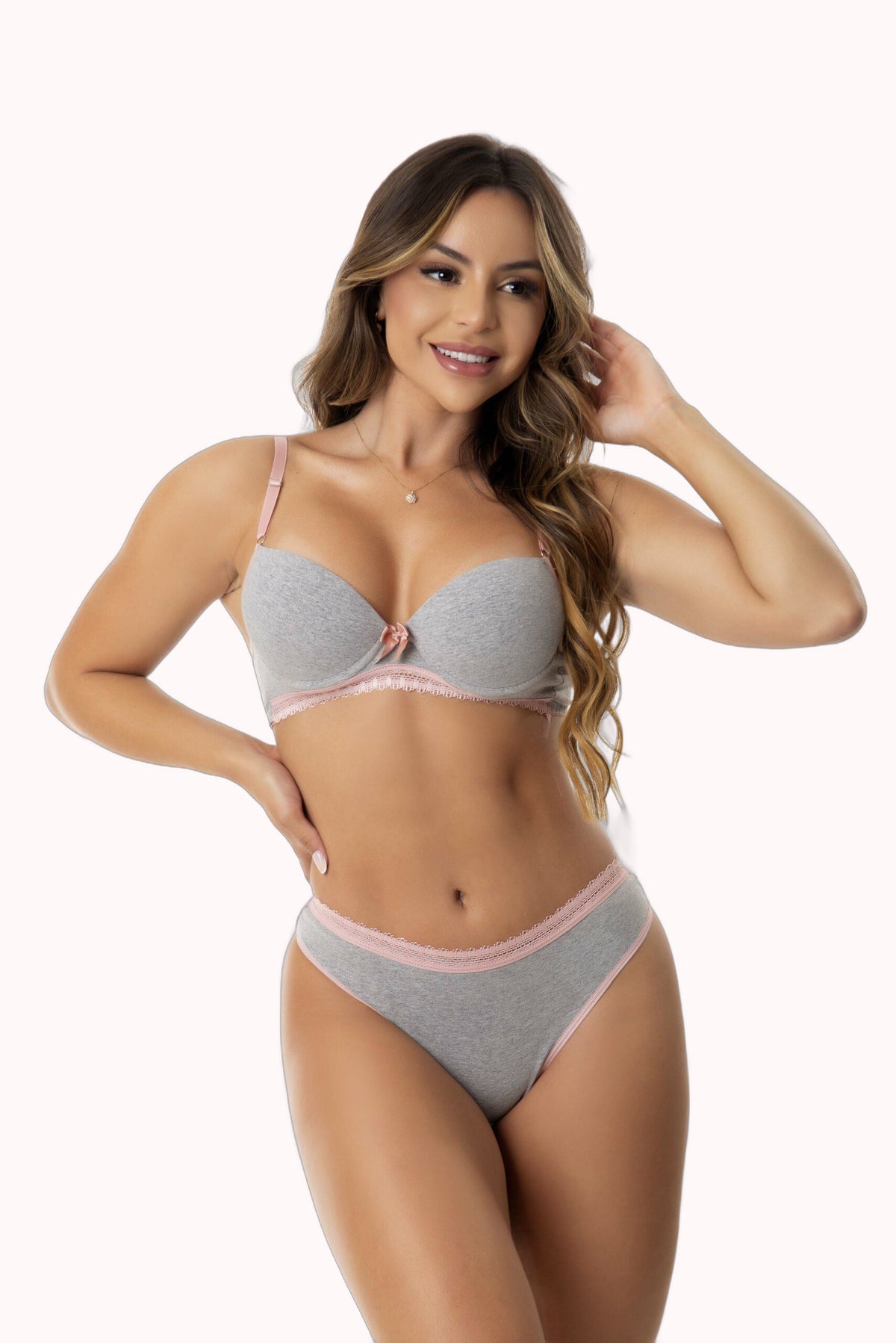 Conjunto de Lingerie em Algodão
