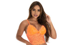 Cropped Neon em Renda em Amarelo Neon – Doce Malícia