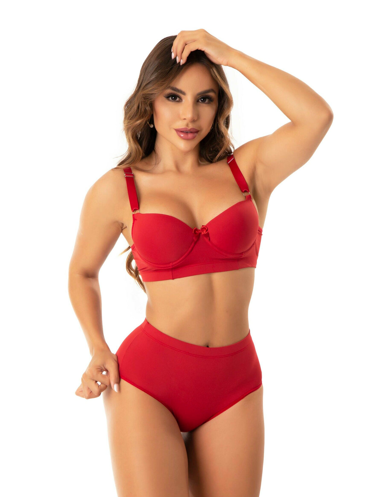 Conjunto de lingerie reforçado em Branco – Doce Malícia