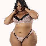 Conjunto de Renda e Microfibra Plus Size – Doce Malícia