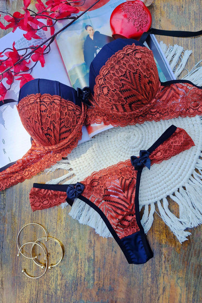Conjunto de renda e microfibra em Branco – Doce Malícia