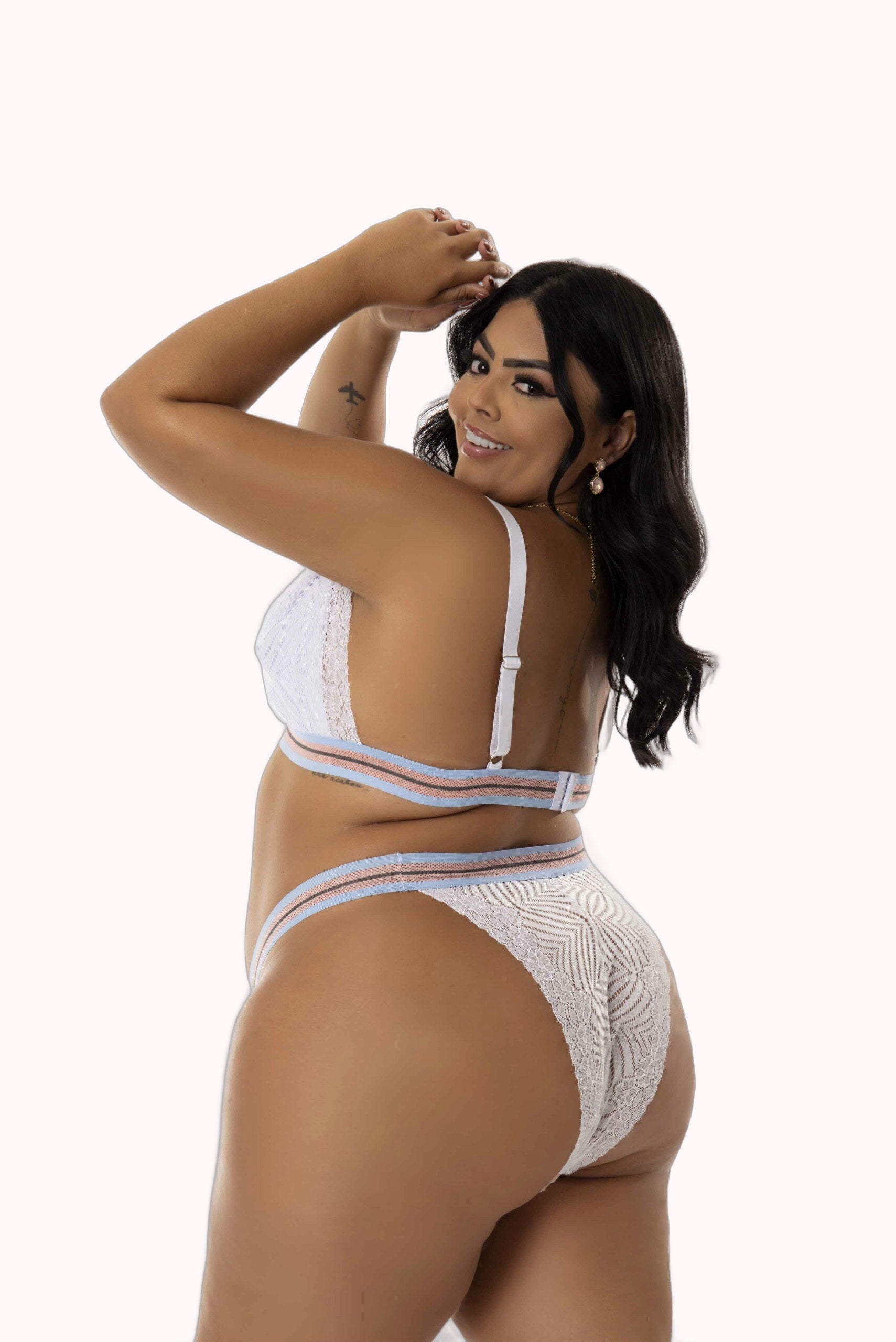 Conjunto de renda Plus Size – Doce Malícia