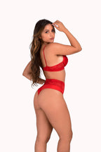 Conjunto em renda com fio duplo – Doce Malícia