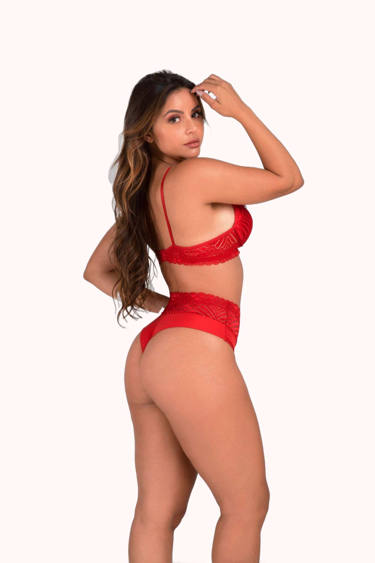 Conjunto em renda com fio duplo – Doce Malícia