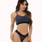 Conjunto Esportivo de Mescla com Bojo Removível – Doce Malícia
