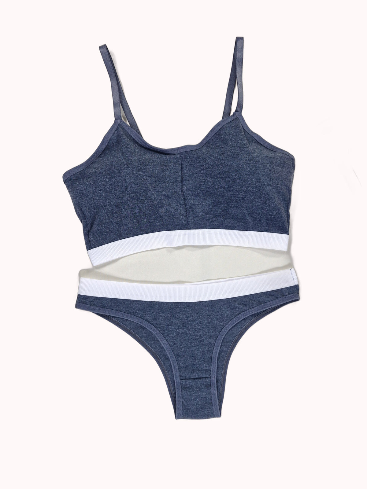 Conjunto Esportivo de Mescla com Bojo Removível – Doce Malícia