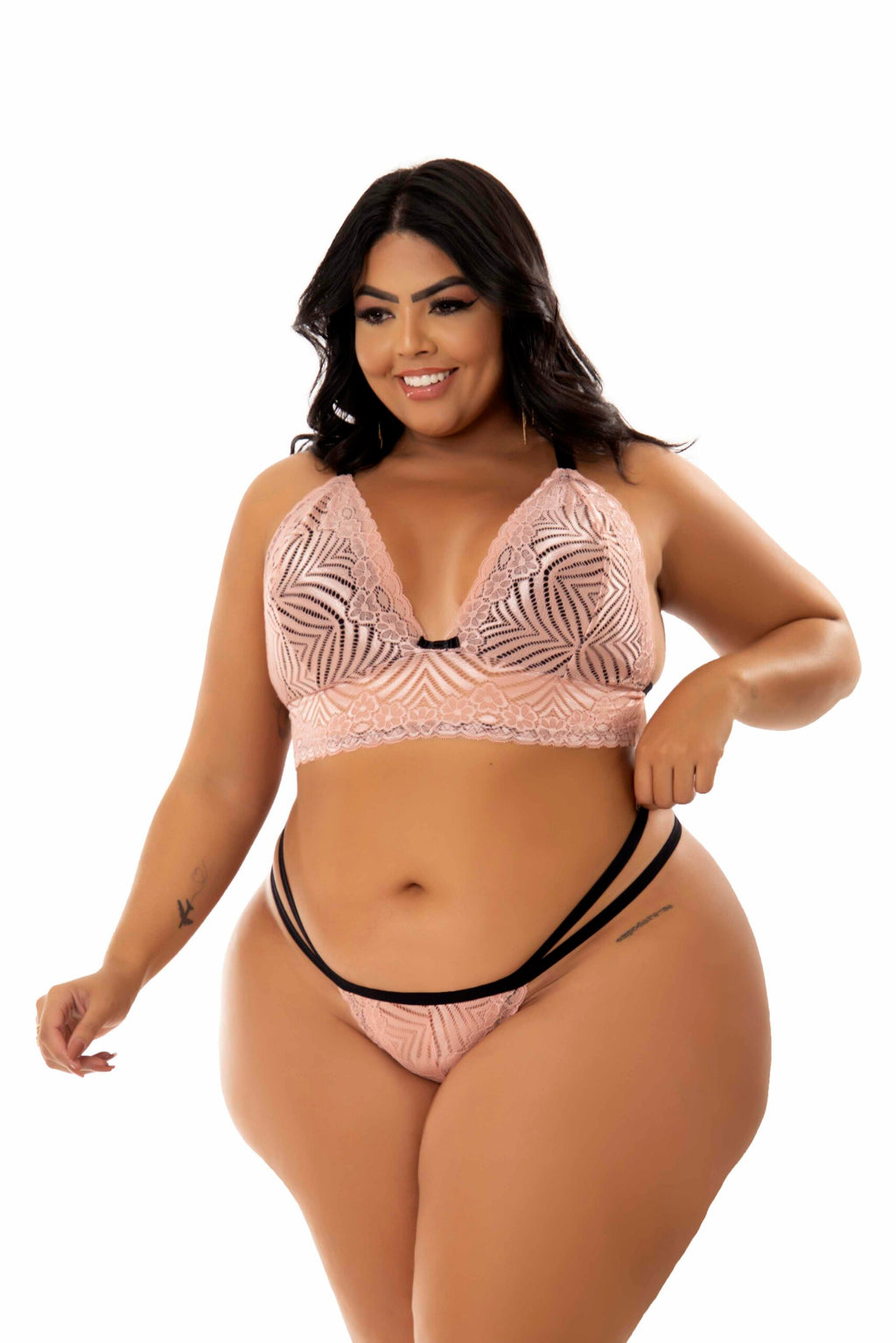 Conjunto feminino plus size em florence – Doce Malícia