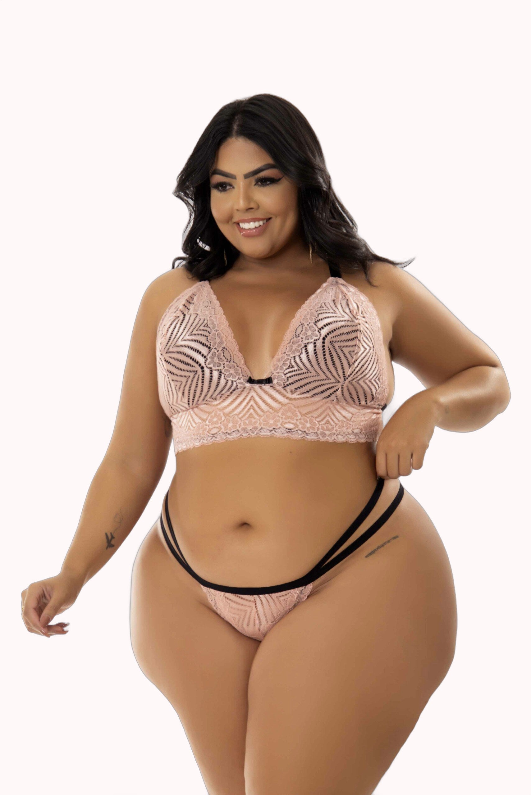 Conjunto feminino plus size – Doce Malícia