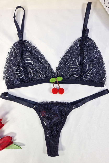 Conjunto Fio Dental de Tule em Branco – Doce Malícia