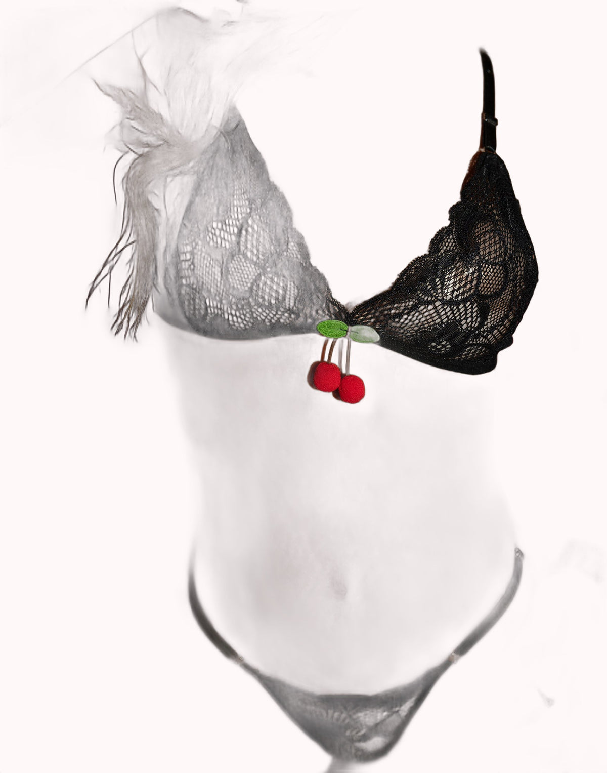 Conjunto Fio Dental de Tule e Renda – Doce Malícia