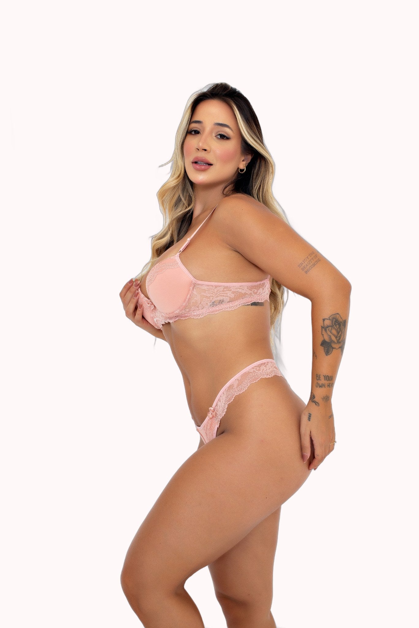 Conjunto Fio Dental de Bojo com Renda – Doce Malícia