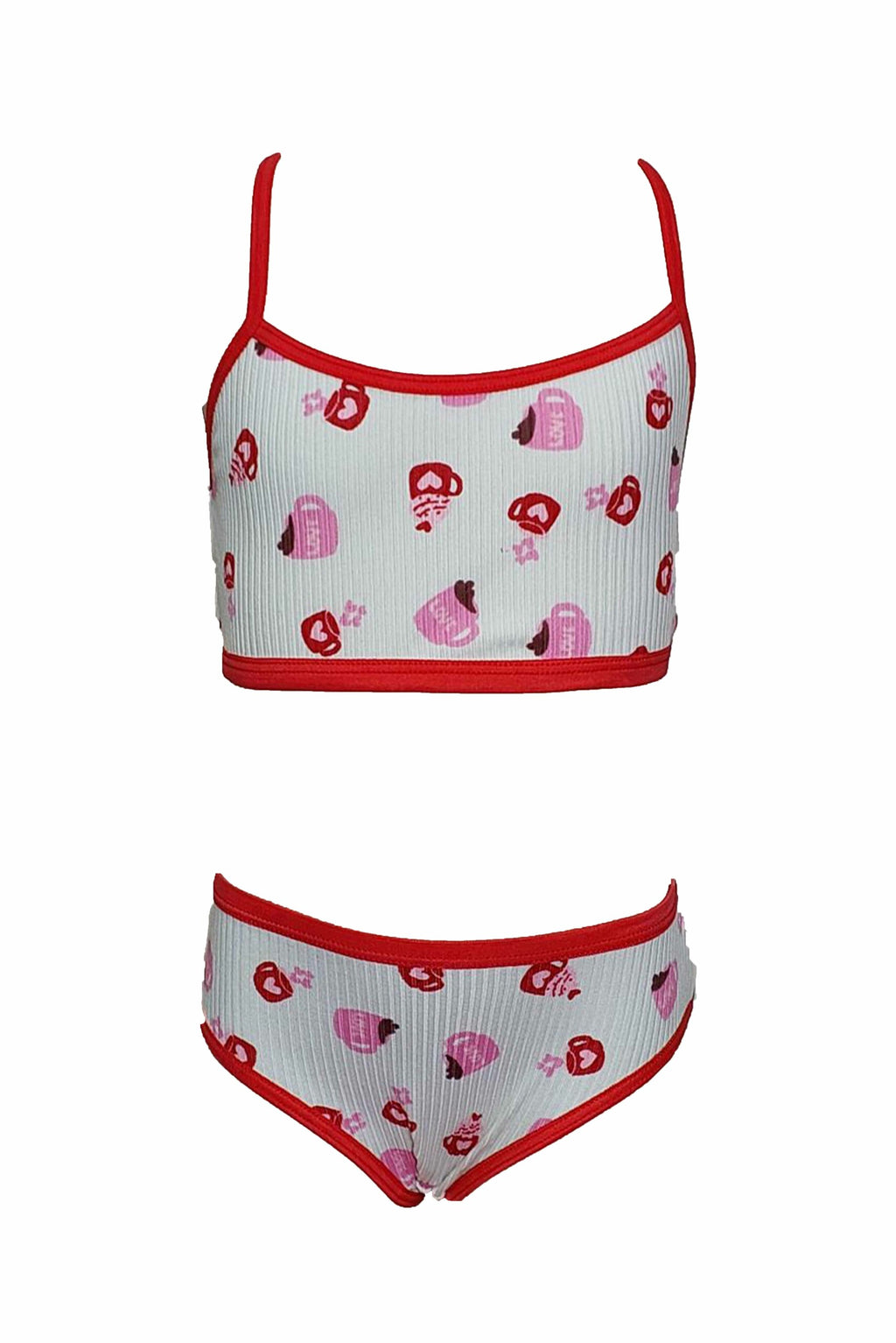 Conjunto Infantil Canelado em amarelo – Doce Malícia