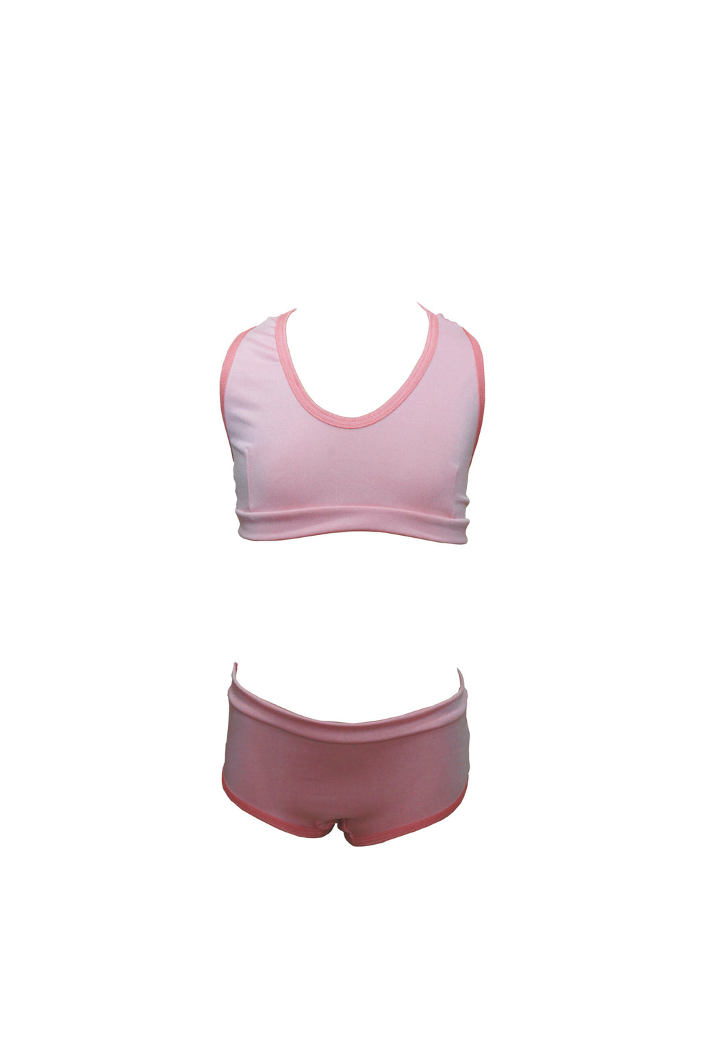 Conjunto infanto juvenil feminino liso em Branco – Doce Malícia