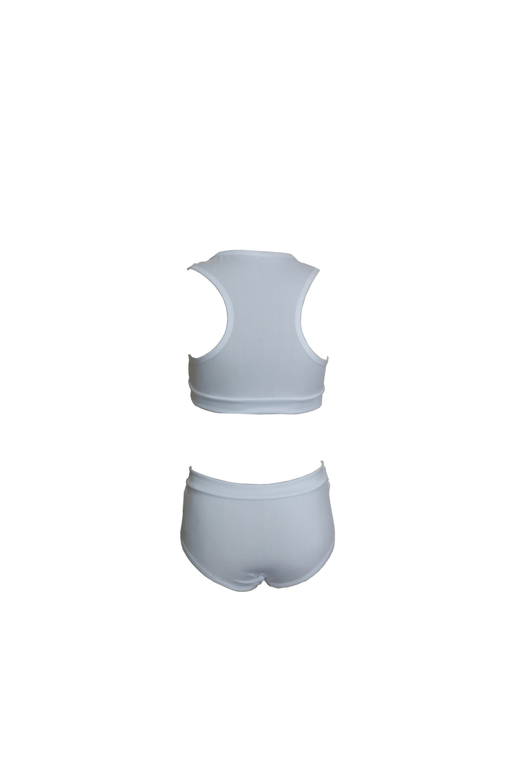 Conjunto infanto juvenil feminino liso em Branco – Doce Malícia