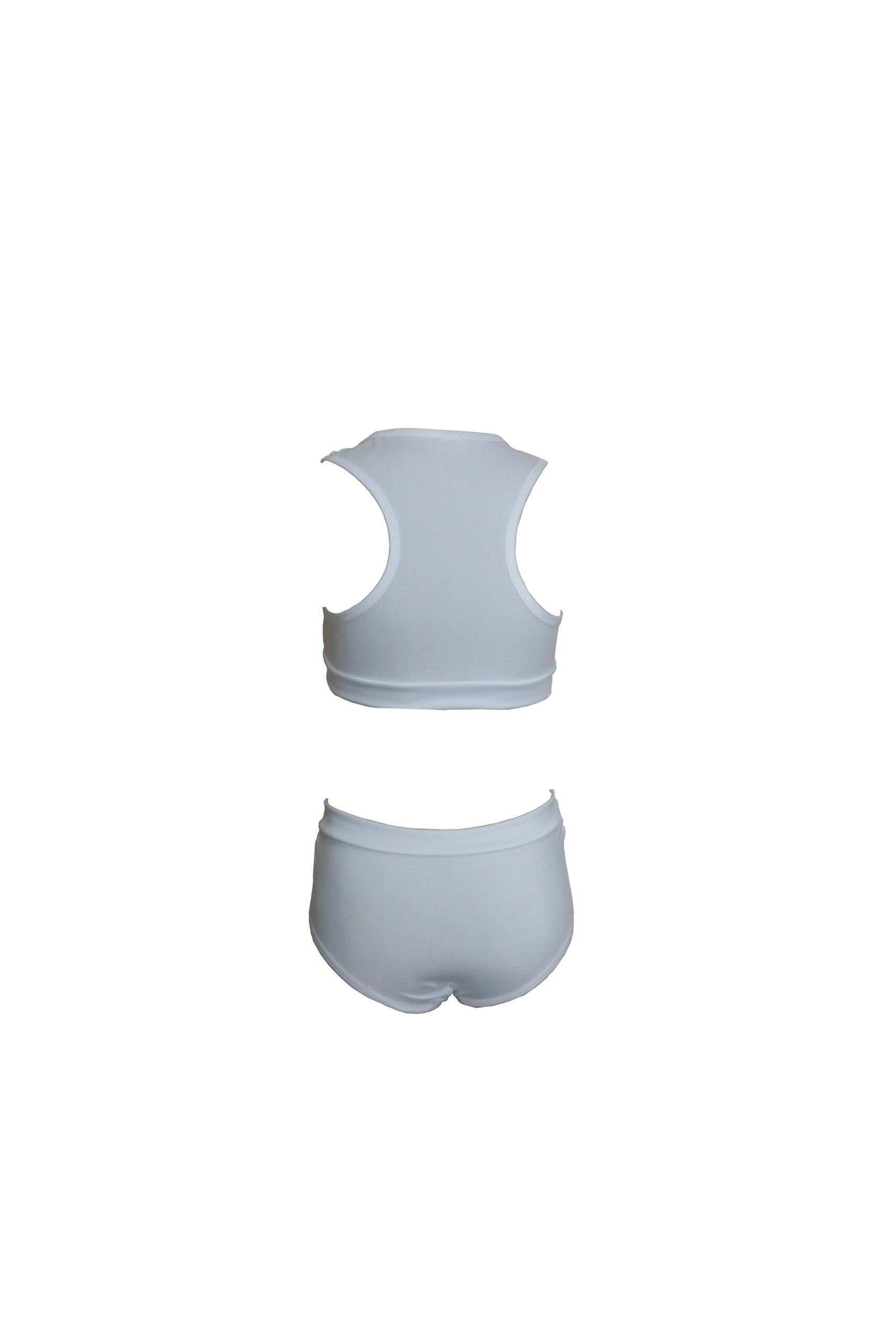 Conjunto infanto juvenil feminino liso em Branco – Doce Malícia