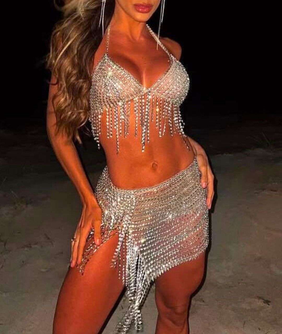 Conjunto Jasmin Strass