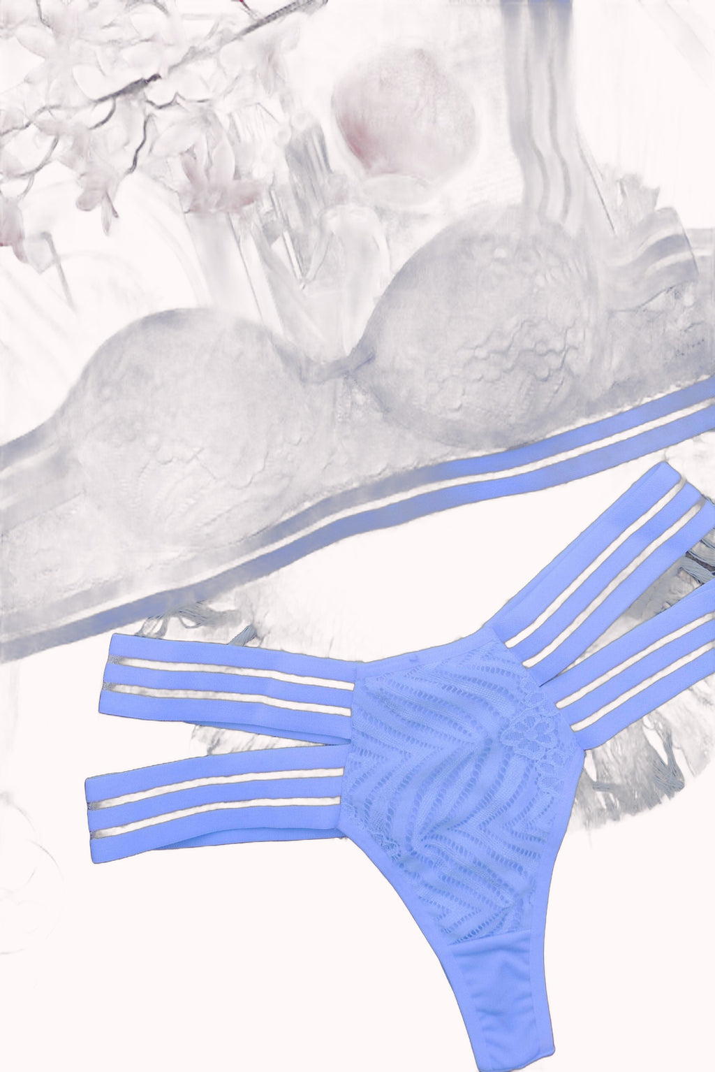 Conjunto de Lingerie Brilhosa – Doce Malícia