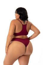 Conjunto nadador plus size em microfibra em Branco – Doce Malícia