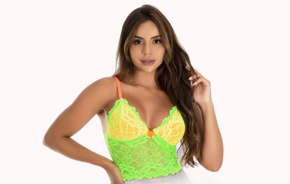 Top Neon de Renda
