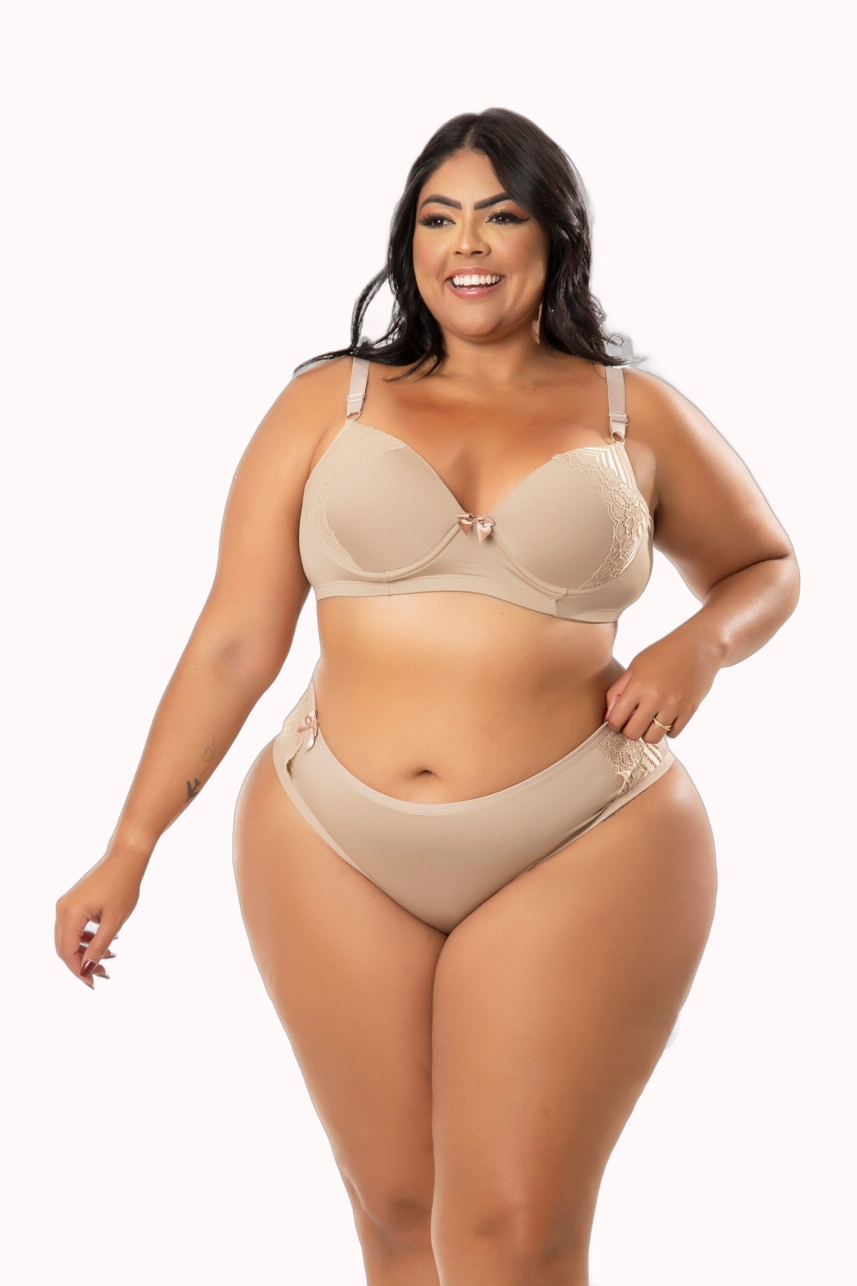 Conjunto Plus Size em Microfibra – Doce Malícia