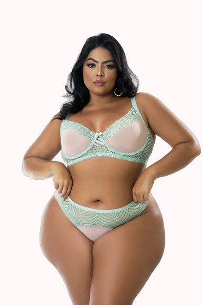 Conjunto Plus Size Feminino com Tule – Doce Malícia