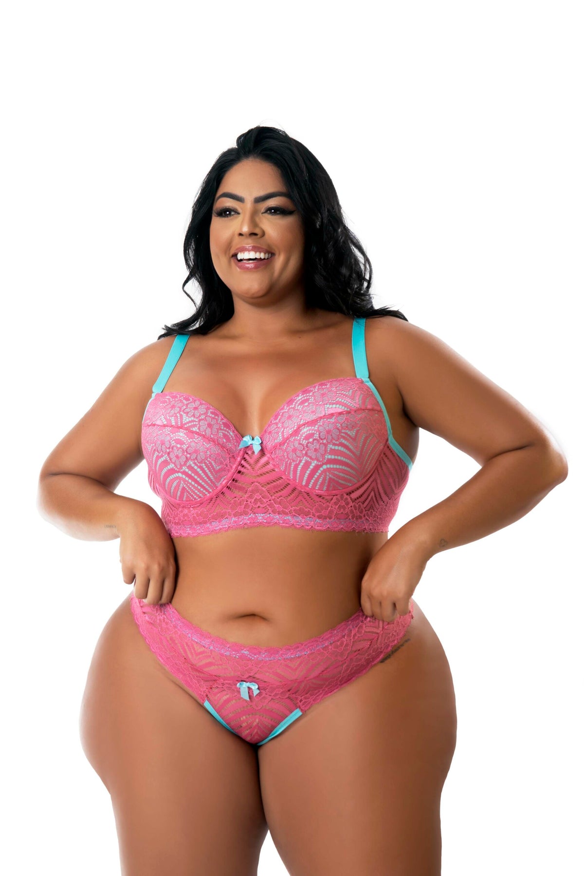 Conjunto Plus Size em Branco – Doce Malícia