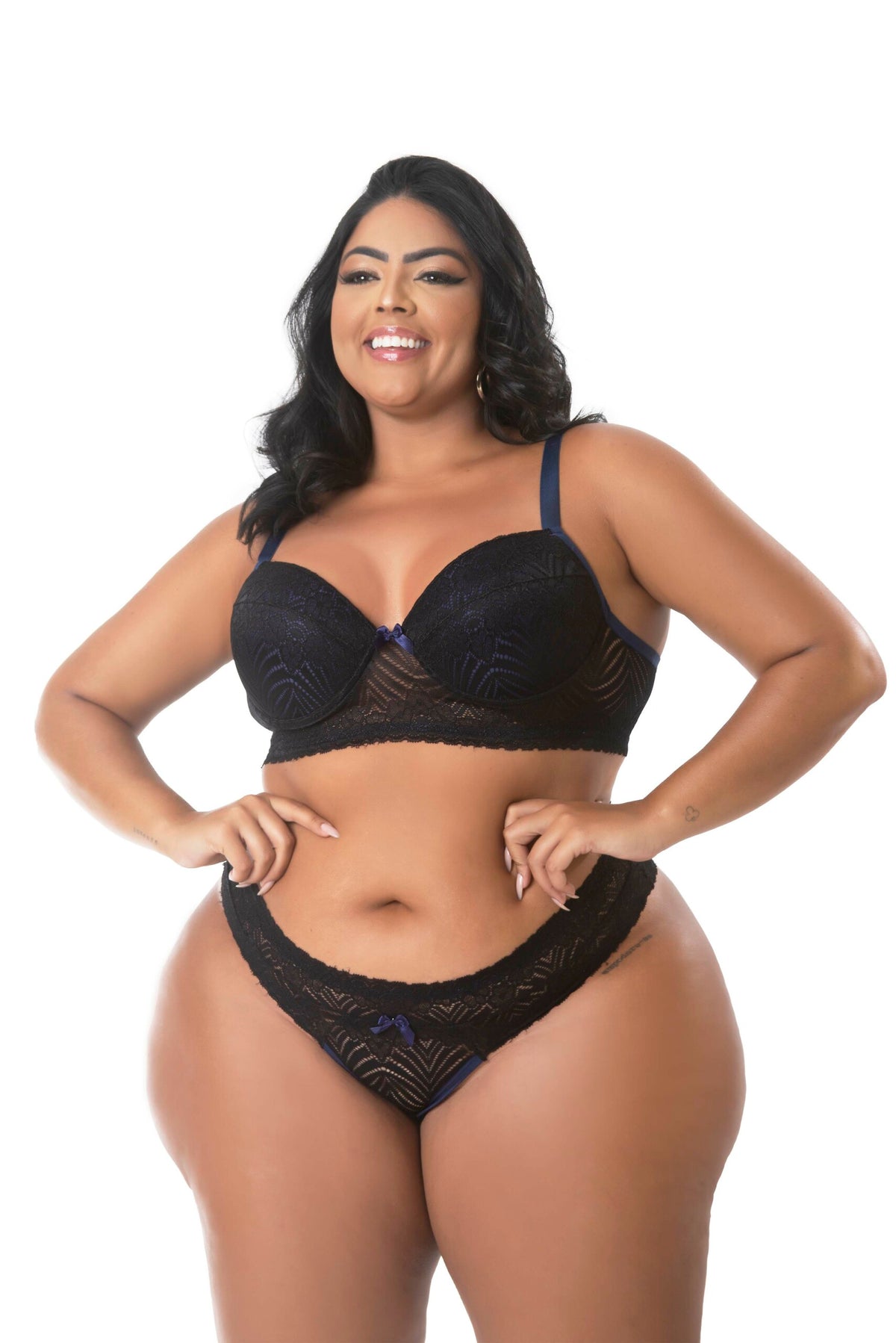 Conjunto Plus Size em Branco – Doce Malícia