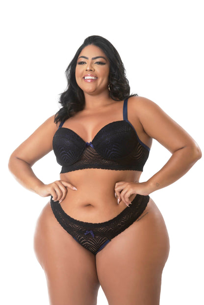 Conjunto Plus Size em Branco – Doce Malícia