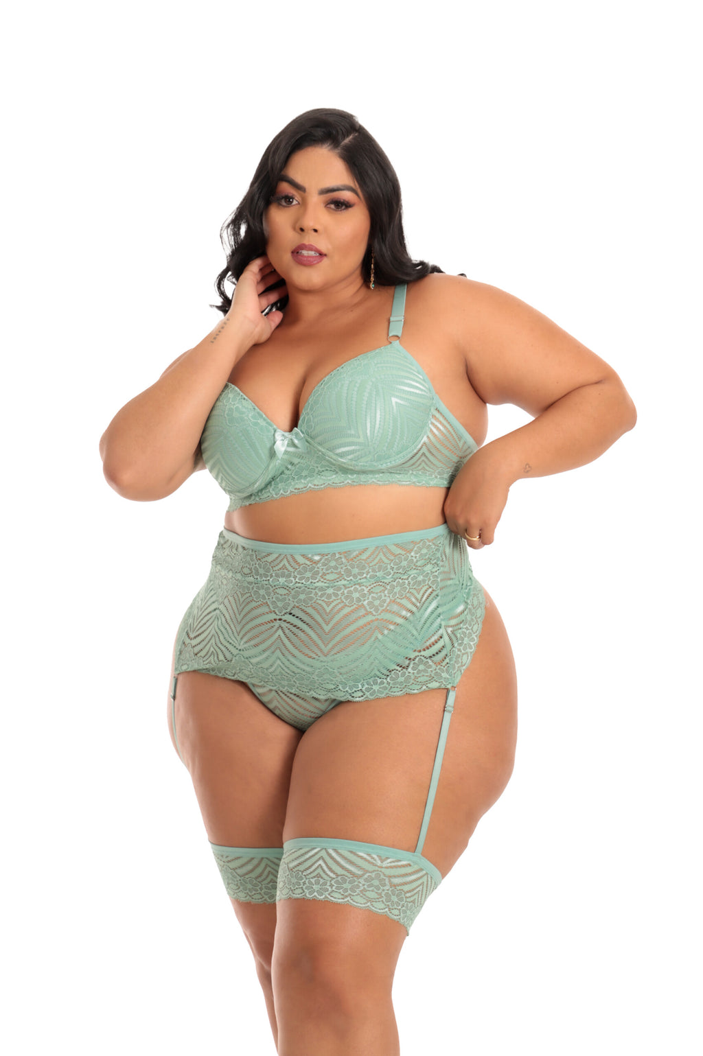 Conjunto Plus Size Sexy com em Fantástico – Doce Malícia