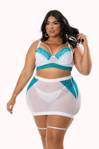 Conjunto Plus Size com Saia Fetiche – Doce Malícia