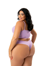Conjunto Plus Size Conforto Sem Bojo em Branco – Doce Malícia