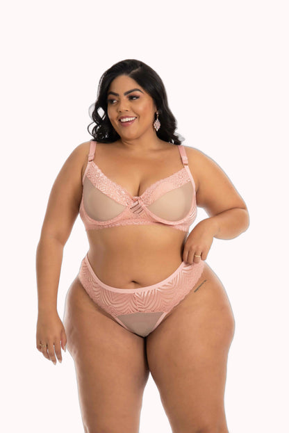 Conjunto Plus Size Feminino com Tule – Doce Malícia