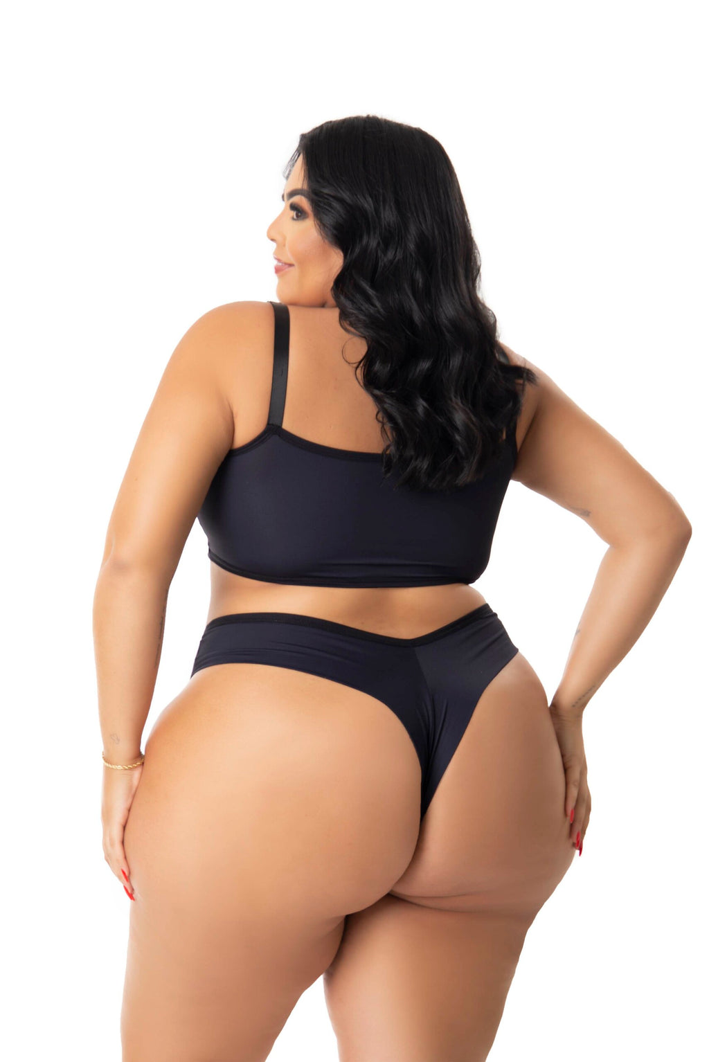 Conjunto Plus Size Conforto Sem Bojo em Branco – Doce Malícia
