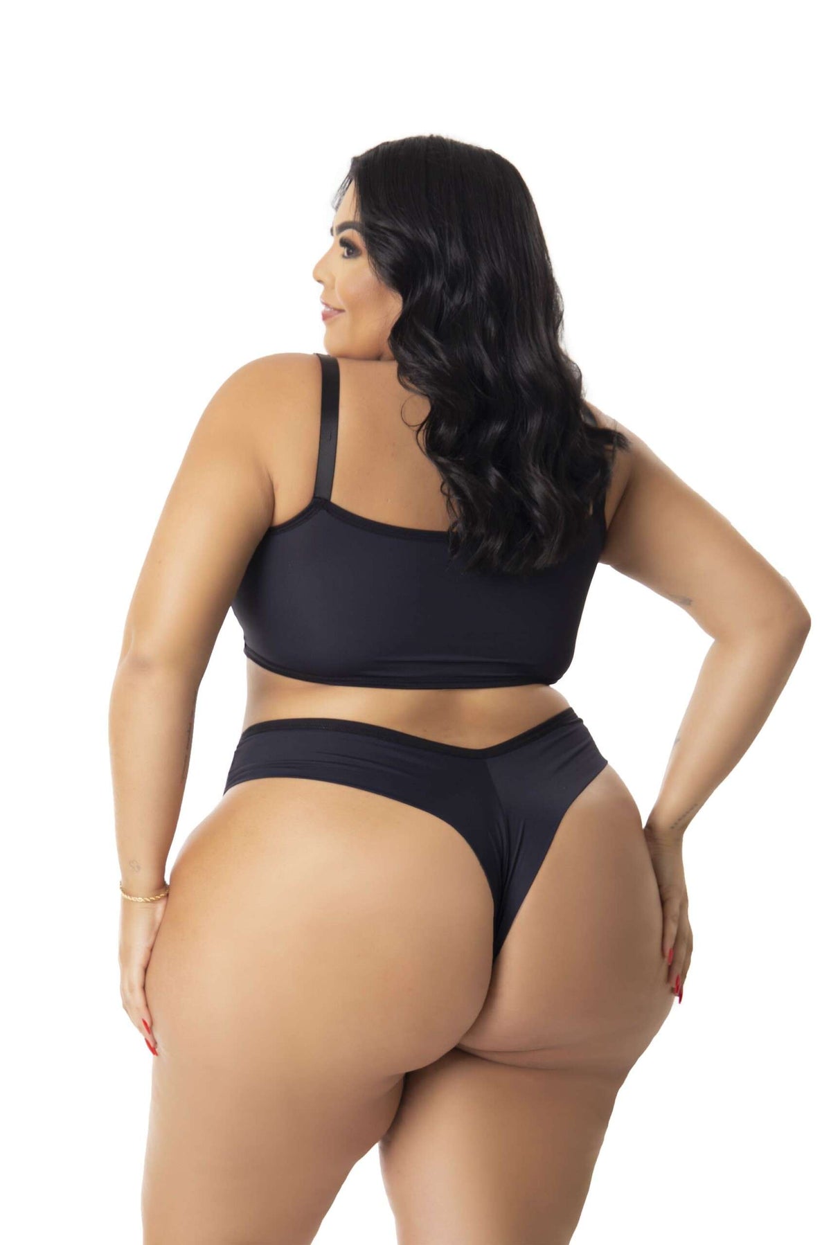 Conjunto Plus Size Conforto Sem Bojo em Branco – Doce Malícia