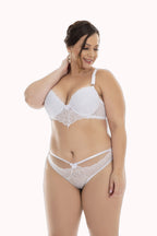 Conjunto Plus Size Sexy de Renda com strappy – Doce Malícia