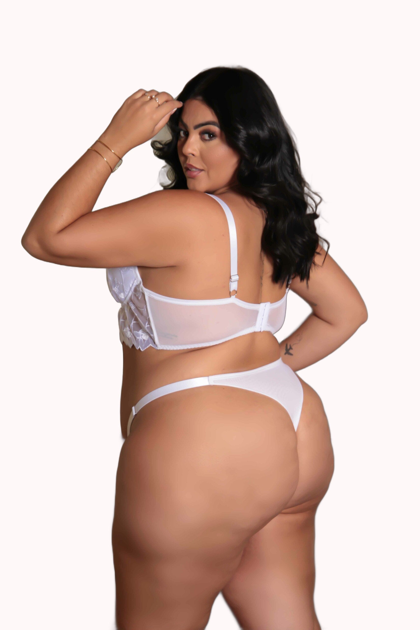 Conjunto Plus Size em Tule Bordado – Doce Malícia