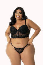 Conjunto Plus Size em Tule Bordado – Doce Malícia