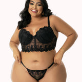 Conjunto Plus Size em Tule Bordado – Doce Malícia