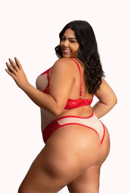 Conjunto Plus Size Feminino com Tule – Doce Malícia