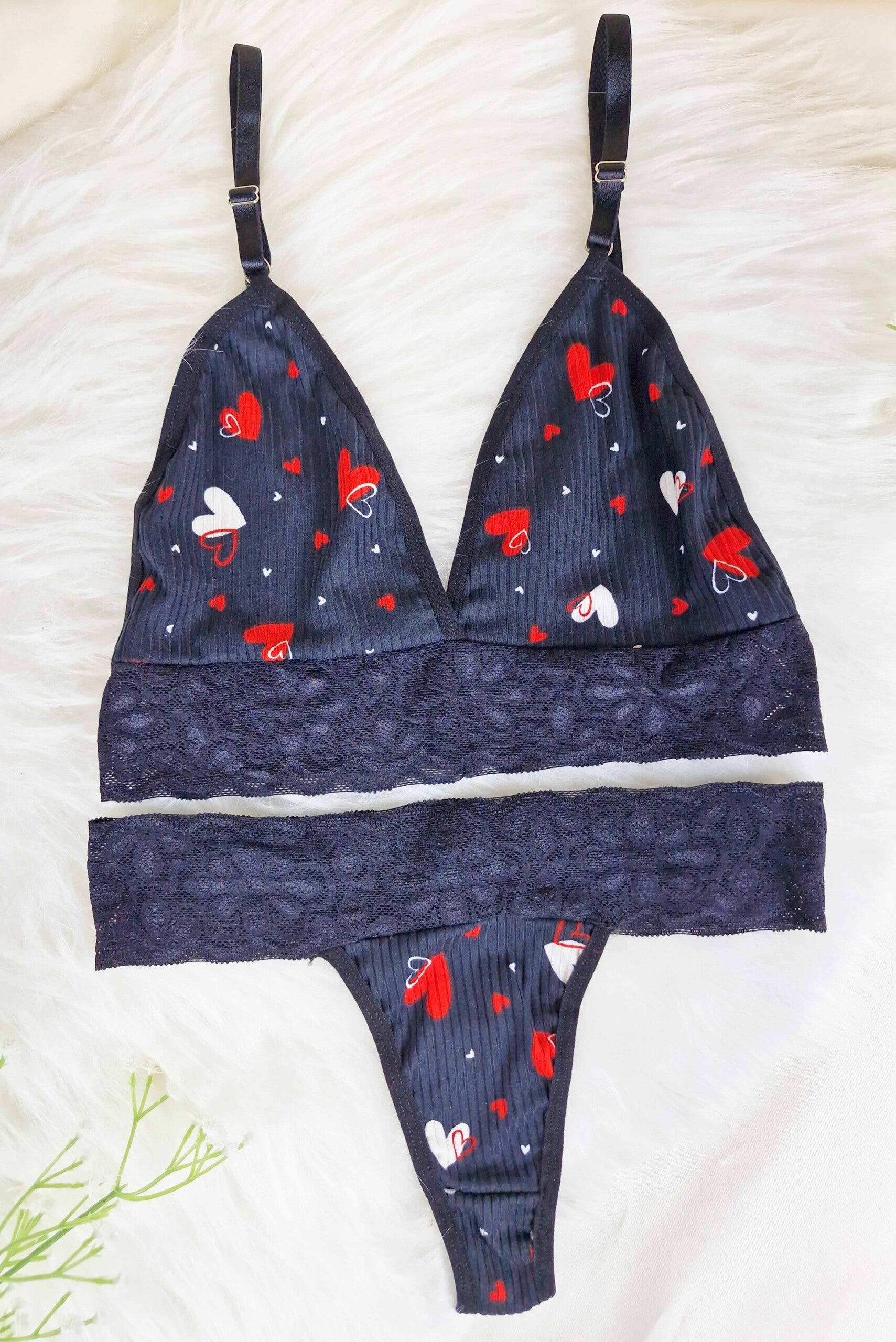 Conjunto Sem Bojo Canelado com Renda em Branco – Doce Malícia