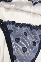 Conjunto Sexy sem Bojo com em Preto – Doce Malícia