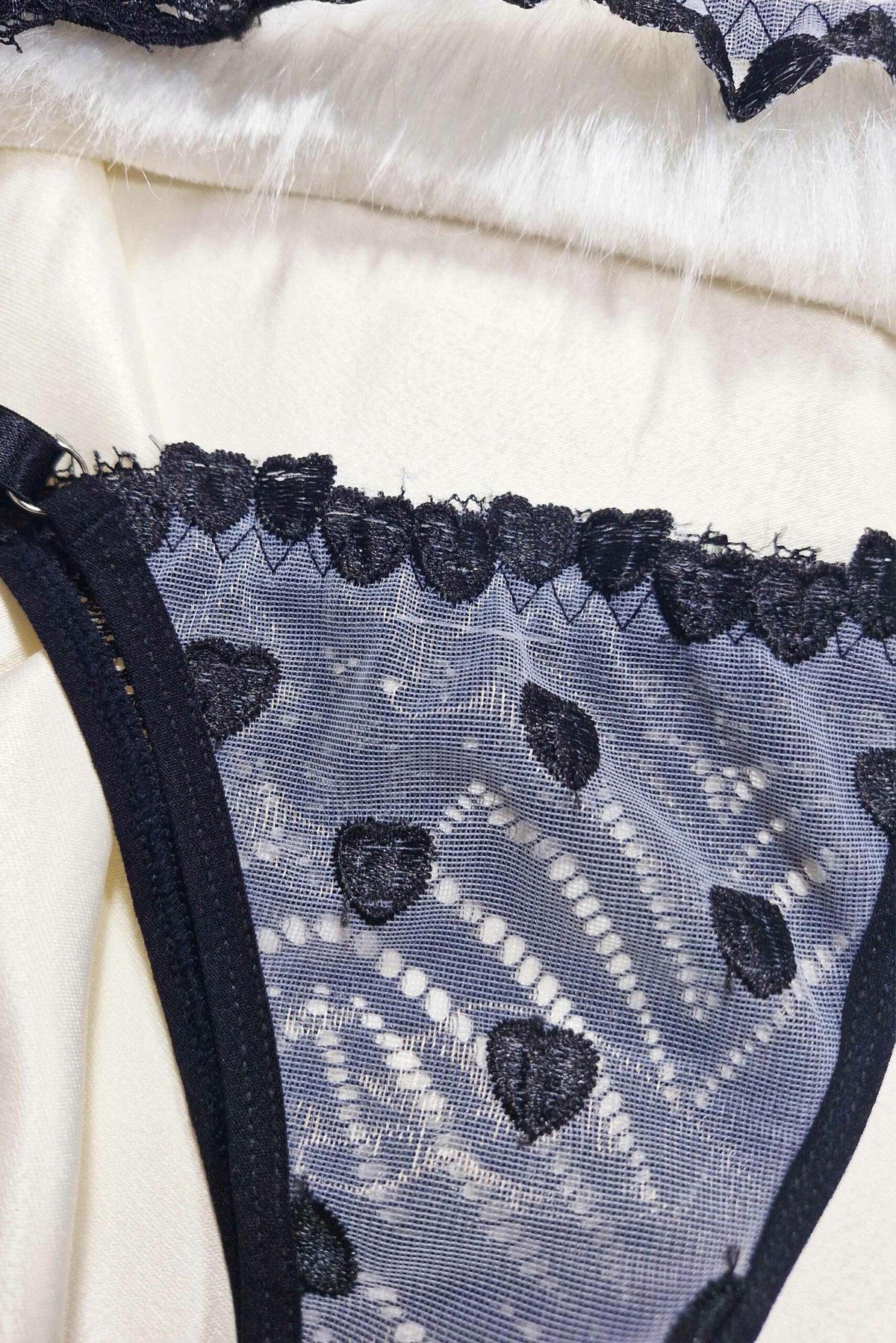 Conjunto Sexy sem Bojo com em Preto – Doce Malícia
