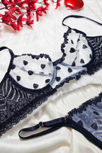 Conjunto Sexy sem Bojo com em Preto – Doce Malícia