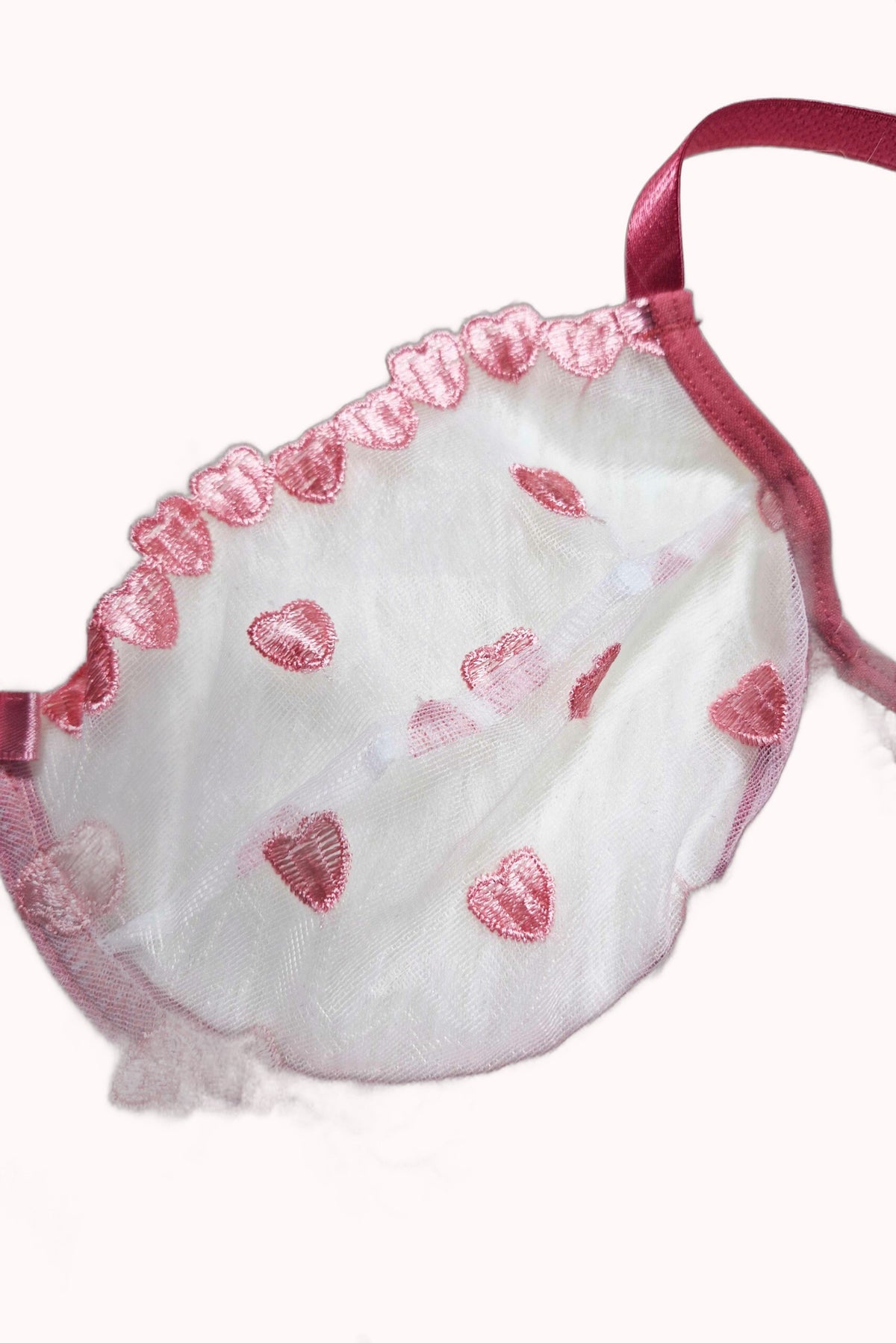Conjunto Sexy sem Bojo com Tule Desenhado – Doce Malícia