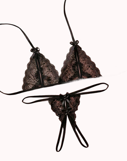 Conjunto Sexy com Abertura Íntima – Doce Malícia
